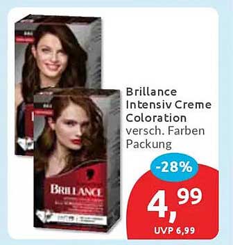 Brilliance Intensiv Creme Coloration - Verschiedene Farben
