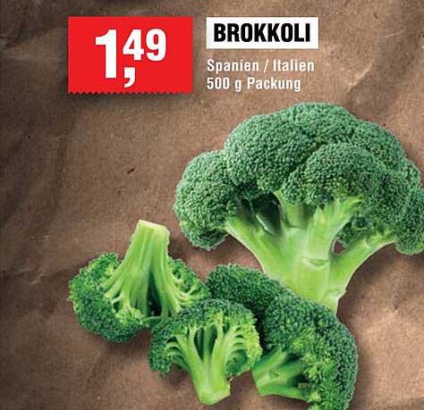 Brokkoli 500 g Packung aus Spanien/Italien