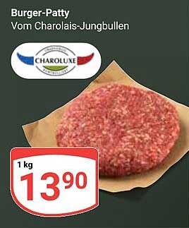 Burger-Patty Vom Charolais-Jungbullen