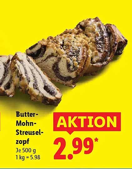 Butter-Mohn-Streuselkopf