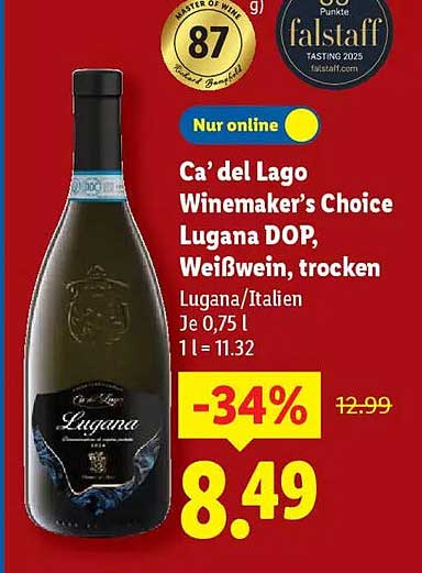 Ca' del Lago Winemaker’s Choice Lugana DOP, Weißwein, trocken