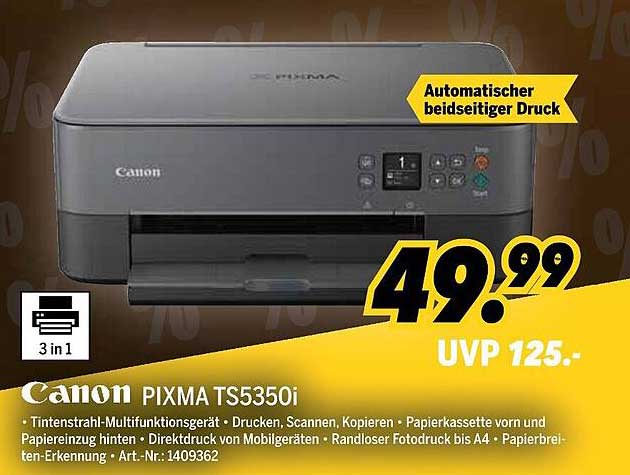 Canon PIXMA TS5350i - Tintenstrahl-Multifunktionsgerät