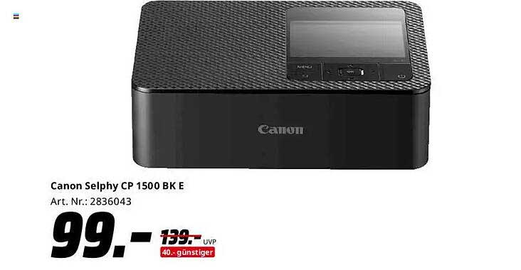 Canon Selphy CP 1500 BK E