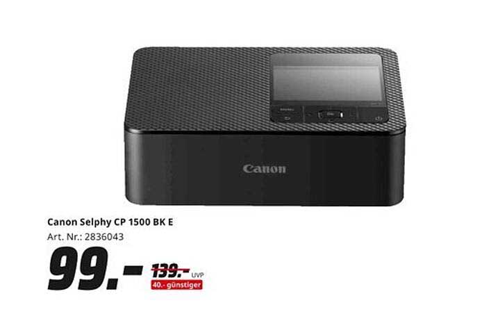 Canon Selphy CP 1500 BK E
