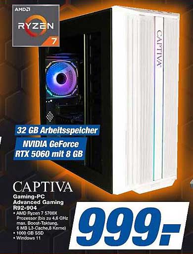 CAPTIVA Gaming-PC Advanced Gaming R92-904