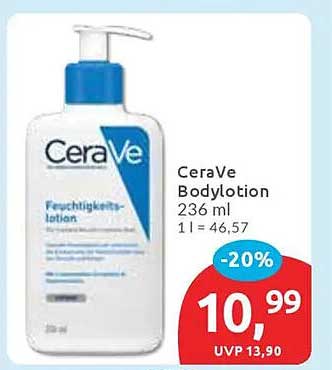 CeraVe Bodylotion 236 ml - 20% Rabatt