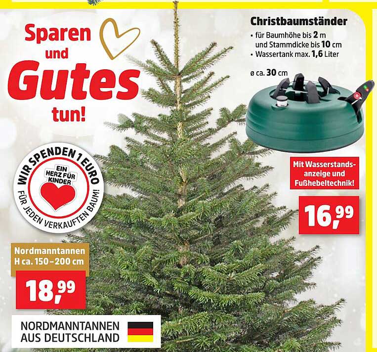 Christbaumständer für Bäume bis 2 m Höhe