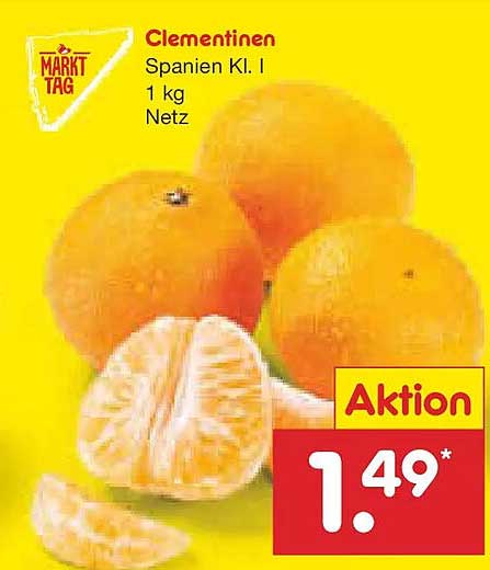 Clementinen Spanien Kl. I 1 kg Netz