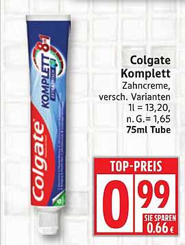Colgate Komplett Zahnpasta 75ml