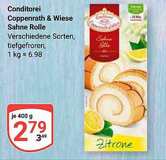 Conditorei Coppenrath & Wiese Sahne Rolle - Zitrone