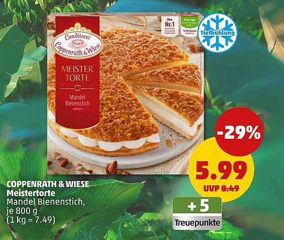 COPPENRATH & WIESE Meistertorte Mandel Bienenstich, je 800 g