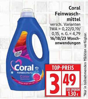 Coral Feinwaschmittel