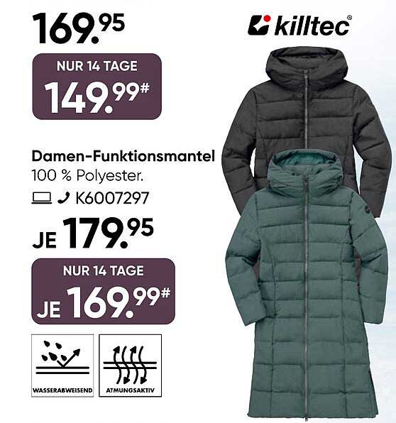 Damen-Funktionsmantel von Killtec