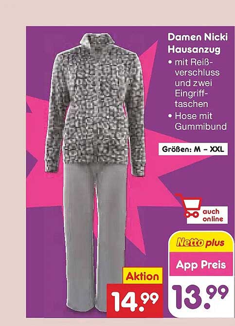 Damen Nicki Hausanzug