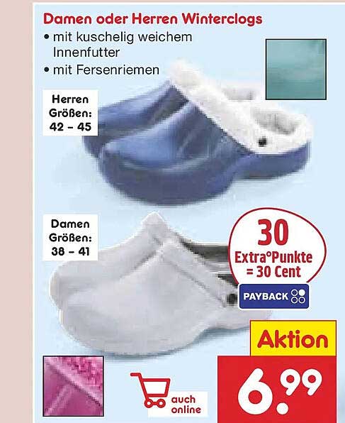 Damen oder Herren Winterclogs