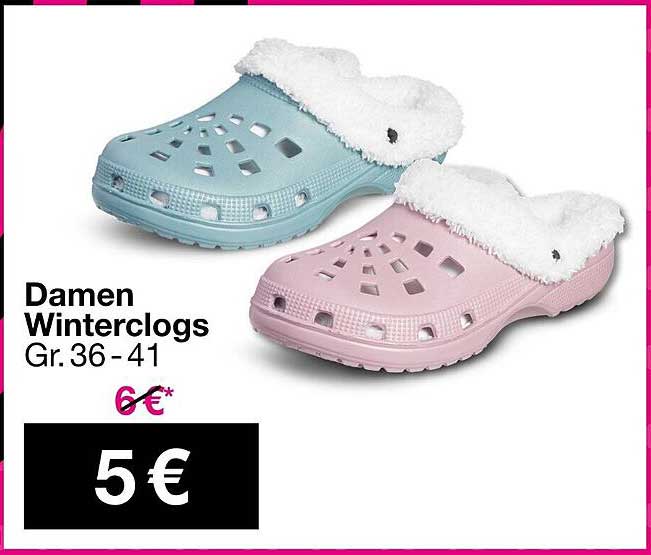 Damen Winterclogs Größe 36 - 41