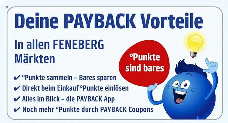 Deine PAYBACK Vorteile in allen FENEBERG Märkten