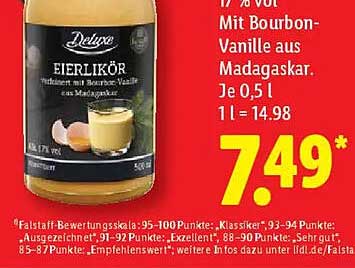 Deluxe Eierlikör mit Bourbon-Vanille aus Madagaskar
