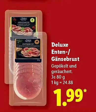 Deluxe Enten-/Gänsebrust