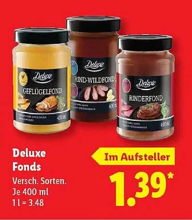 Deluxe Fonds – Verschiedene Sorten (400 ml)