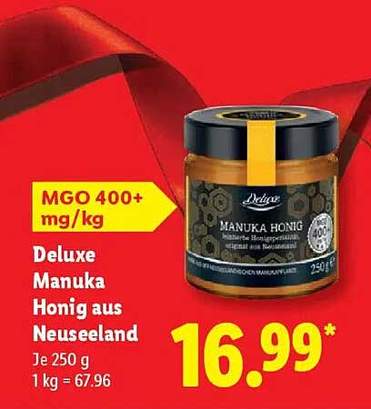 Deluxe Manuka Honig aus Neuseeland