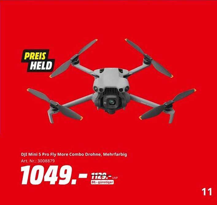 DJI Mini 5 Pro Fly More Combo Drohne, Mehrfarbig