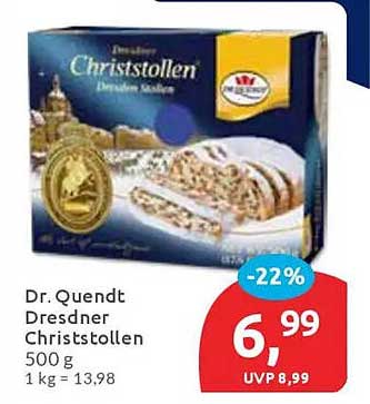 Dr. Quendt Dresdner Christstollen 500 g