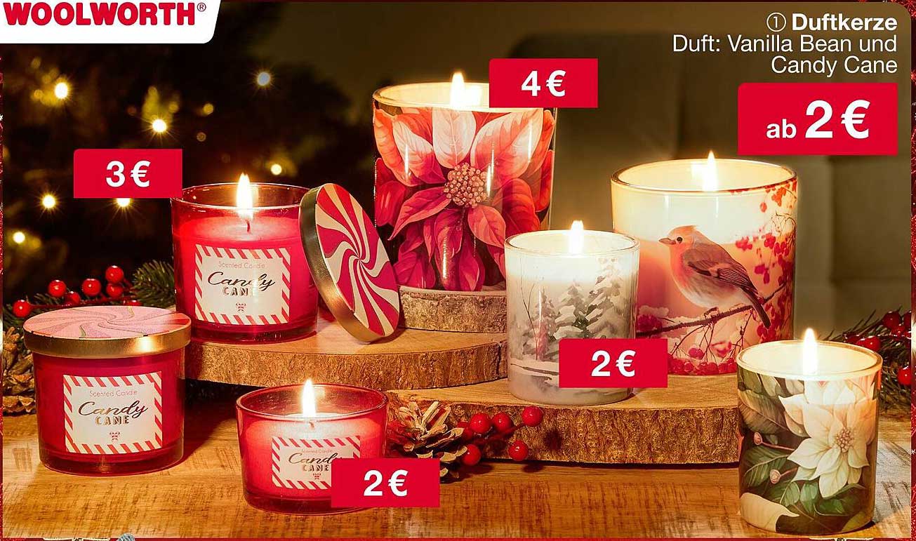 Duftkerze: Vanilla Bean und Candy Cane