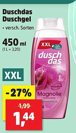 Duschdas Duschgel - Magnolie 450 ml