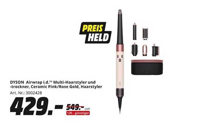 DYSON Airwrap i.d.™ Multi-Haarstyler und -trockner, Ceramic Pink/Rose Gold