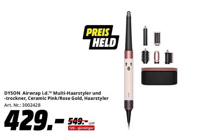 DYSON Airwrap i.d.™ Multi-Hairstyler und -trockner, Ceramic Pink/Rose Gold