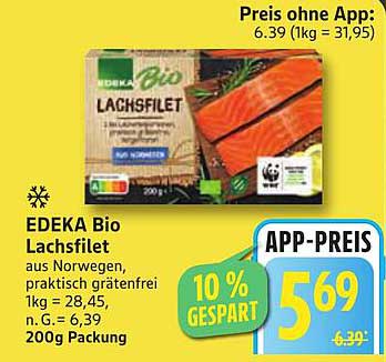 EDEKA Bio Lachsfilet 200g