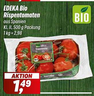 EDEKA Bio Rispentomaten aus Spanien - 500 g Packung