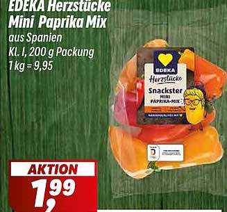 EDEKA Herzstücke Mini Paprika Mix aus Spanien