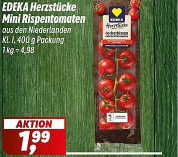 EDEKA Herzstücke Mini Risptomaten aus den Niederlanden