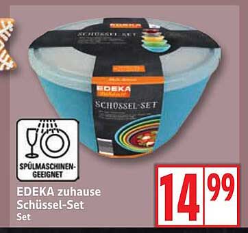 EDEKA zuhause Schüssel-Set