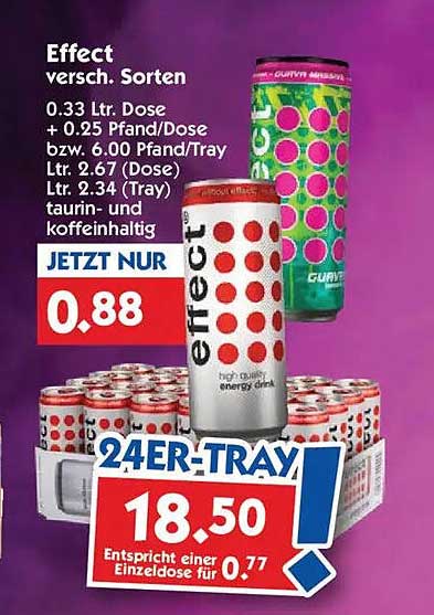 Effect Energy Drink - verschiedene Sorten