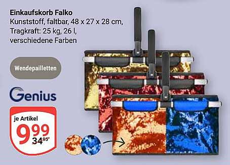 Einkaufskorb Falko - Faltbar und Funktional