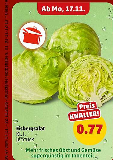 Eisbergsalat KL I, je Stück