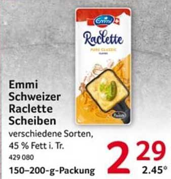 Emmi Schweizer Raclette Scheiben