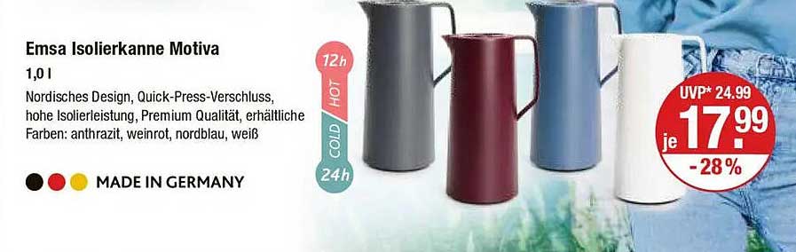 Emsa Isolierkanne Motiva 1,0 l