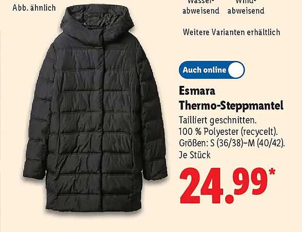 Esmara Thermo-Steppmantel