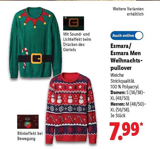 Esmara/Esmara Men Weihnachts-pullover