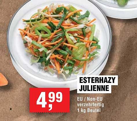 ESTERHAZY JULIENNE 1 kg Beutel für nur 4,99