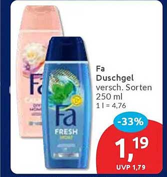 Fa Duschgel verschiedene Sorten 250 ml