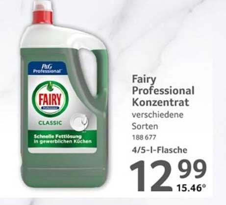 Fairy Professional Konzentrat verschiedene Sorten 4/5-l-Flasche
