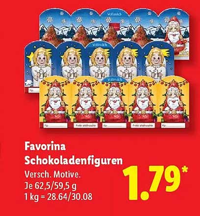 Favorina Schokoladenfiguren