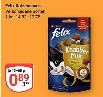Felix Katzensnack Knabber Mix – verschiedene Sorten