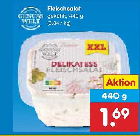 Fleischsalat gekühlt, 440 g