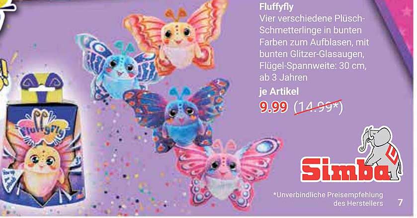 Flufflyfly – Die bunten Plüsch-Schmetterlinge